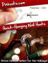 Push Pin Wall Hook - Klear Kindness (Transparent) - 40-Count...