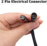 mxuteuk 6 Pairs 22AWG 2 Pin Electrical Connector,5.87in/15cm Wire Waterproof Male Female Connector,for LED Strip,Car,Truck,Boat...