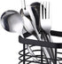 Stainless Steel Utensil Drying Rack, Silverware Drying Basket Basket Draining Basket Kitchen Dish Drainer Dish Drying Rack(S-Black)...