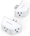 TROND Multi Plug Outlet Extender 2 Pack - Electrical Wall Outlet Splitter, 3 Way Outlet Wall Adapter, Cruise Essentials, Small Multiple Plug Expan...