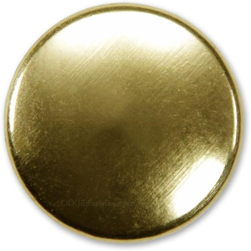 HolsterSmith Metal Snap Sets - (Line 24) - (Brass) - (10 Sets) - for Leather, Holsters, Sheaths, Pouches, and Clothing...