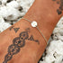 Gold 26 Initial Bracelet For Women Letter Initial Adjustable Chain Round Bracelet For Teen Girls (D)...