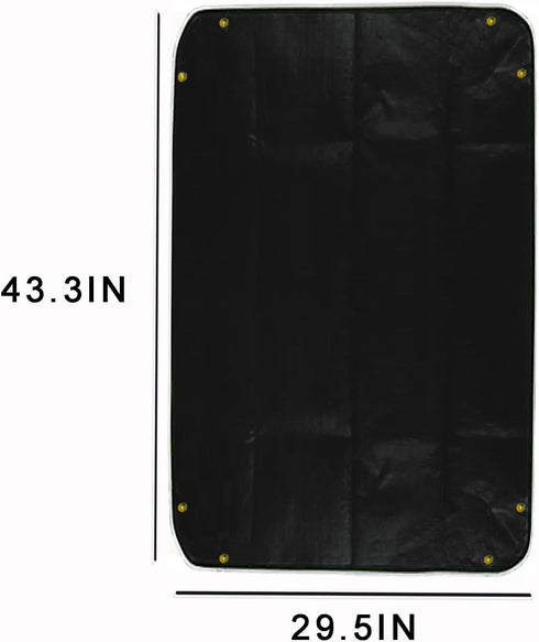 2 PCS Large Repotting Mat for Plant Transplanting and Mess Control, 43" X 29" Thickened Foldable Waterproof Plant Potting Tray, Portable Potting M...