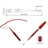 13pcs 4mm Banana PlugTest Leads Kit Digital Electrical Test Probes Set Fully insulated Alligator Clips Test Tweezer Wire-Piercing Back Probe Pin 0...