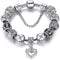 Verona Charm Bracelet with Crystal Beads Snake Chain with Beads crystal charm bracelet for Women Comes in a Gift pouch...