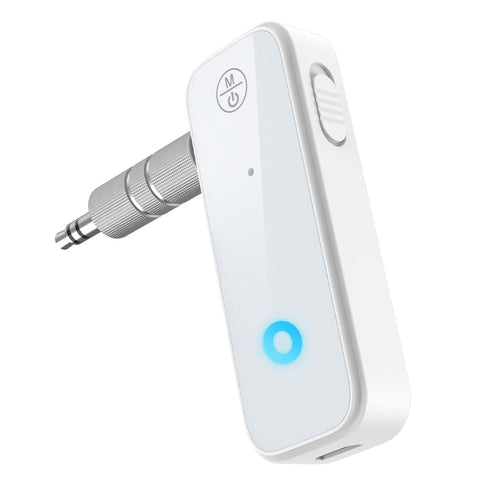 JXTZ Bluetooth Aux Adapter for Car, 2 in 1 Wireless Bluetooth Transmitter Receiver for Hands-Free Call, Noise Cancelling 3.5mm AUX Bluetooth 5.0 R...