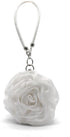 Rose Shaped Evening Bag Soft Satin Clutch Purse Floral Wristlet Handbag for Women Wedding Party Purse...