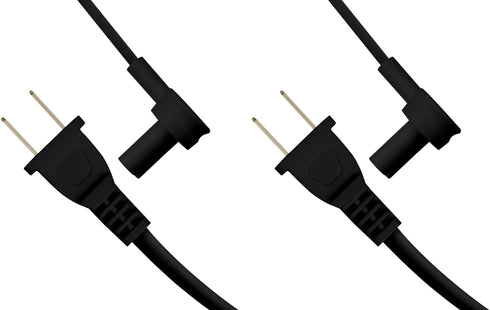 2-Pack - Extra Short Power Cord Compatible with Sonos Era 100 and Era 300 Speakers (Black - 19.5 Inches)...