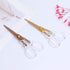 6.5" Acrylic Rose Gold Fabric Scissors Stainless Steel Office Craft Scissors Desk Stationery Paper Cutting Tool Tailor Shears for Sewing, Artwork,...