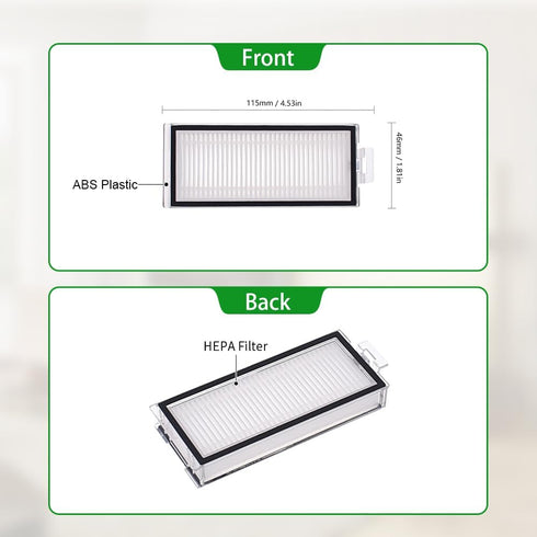 Neutop Replacement Filters Compatible with Roborock Q5 Pro, Q5 Pro+, Q7, Q7+, Q7 Max, Q7 Max+, Q8 Max, Q8 Max+, Robot Vacuum and Mops, 8-Pack....