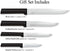 Rada Cutlery 3-Piece Cooking Essentials Knife Gift Set, Black Handles...