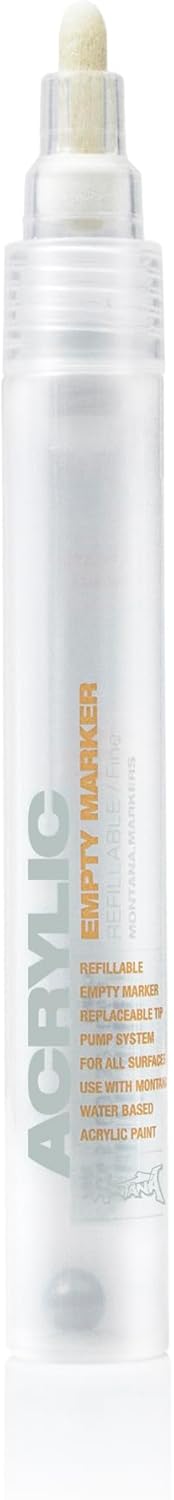 Montana Cans Montana Acrylic Empty, 2mm Paint Marker...