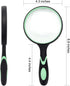 Large Magnifying Glass 10X Handheld Reading Magnifier for Seniors - 100MM 4INCHES Real Glass Magnifying Lens for Book Newspaper Reading, Insect an...