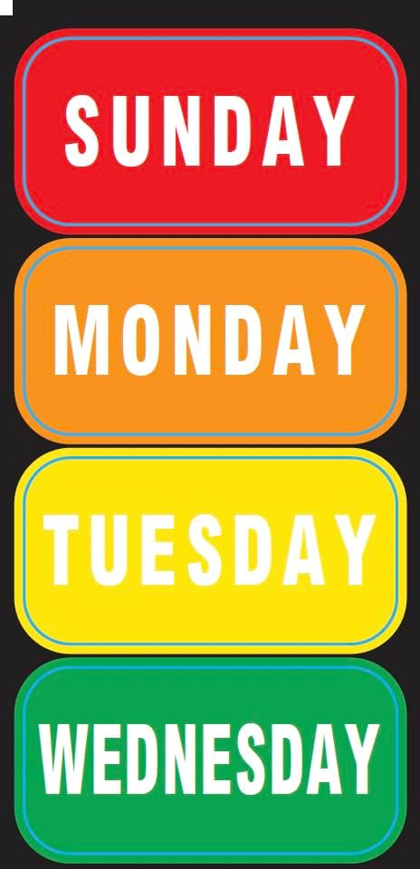 Just Baby'd Sip'n Learn Labels - Learn Days of the Week and Colors of the Rainbow - Weekly Labels for Toddlers - Dual Learning & Education Tool - ...