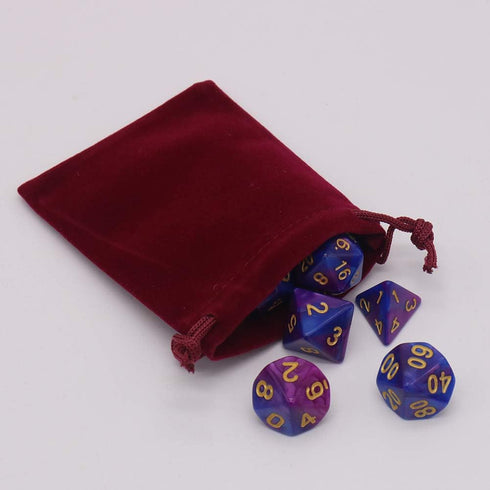 HRX Package Mini Velvet Gift Bag with Drawstring,20PCS Burgundy Red Velvet Cloth Jewelry Pouches (3x4 inches)...