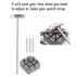 Watch Link Removal Tool Kit, Professional Disassemble Small Hammer Detachment Watch Clock Removal Tool Suit Watch Strap Link Holder Hammer Punch P...