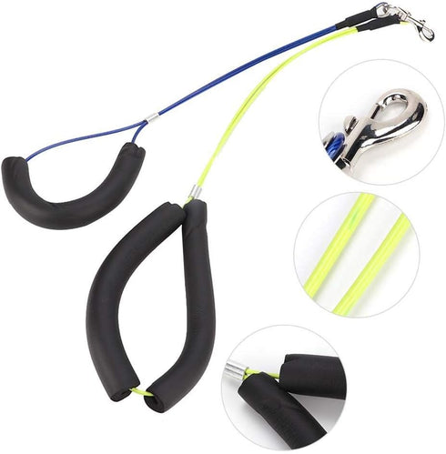 TOPINCN Dog Grooming Restraint Rope Adjustable Pet Grooming Leash Pet Grooming Table Harness for Pet Grooming Table Pet Grooming Loop(Yellow and B...