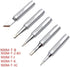 900M-T Soldering Iron Tips 60 Watt Replacement Electronic Soldering Accessories for Electrical Soldering Station 936 Tools (B/2.4D/I/K/3C 5Pcs)...