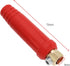 4Pcs DKJ10-25 TIG Welding Cable Panel Connector Plug Connector Socket Set 200Amp Dinse Quick Fitting for TIG Welding and Plasma Cutter Machine Red...