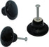 YMAISS 14packs black ceramic knobs round mushroom cabinet dresser vintage pulls door handles Drawer Knob Pull Handle Dresser Pulls cupboard wardro...