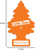 LITTLE TREES Air Fresheners Car Air Freshener. Hanging Tree Provides Long Lasting Scent for Auto or Home. Peachy Peach, 24 Air Fresheners...
