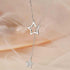 Boho Star Y Lariat Necklace Choker Gold Crystal Star Drop Necklace Long Cz Star Pendant Necklace Minimalist Necklace Chain Jewelry for Women...
