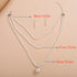 Multilayer Long Imitation Pearl Statement Necklace with Pearl Pendant and Earrings Set Vintage Costume Jewelry for Women Girls...