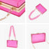 Cute Transparent Acrylic Shoulder Bag Clear Crossbody Evening Clutch Purse Handbag With 2 Gold Chain For Women...