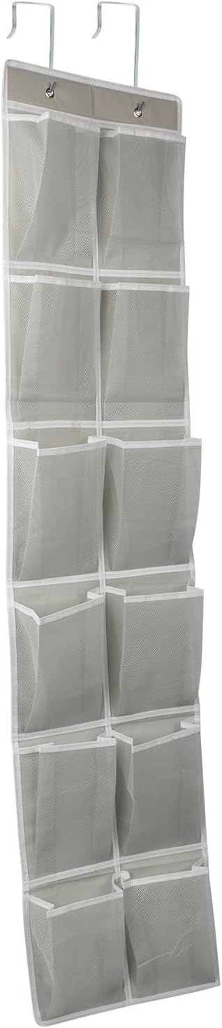 Over the Door 12 Pocket Hanging Shoe Organizer...