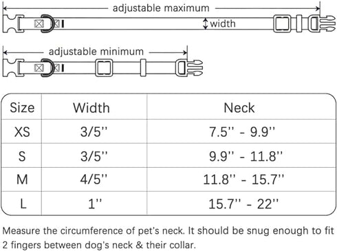 Tie Dye Dog Collar Pet Funny Dog Leash Set for Small Medium Large Dogs Tie Dye Collars (XS(7.4'' - 9.8''))...