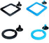2pc Fish Feeding Ring,Floating Tropical Fish Food Ring Aquarium Fish Tank Suction Cup,Prevents Food from Entering Filter, Pet Supplies Food Tray F...