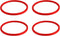 4 Pack Hummingbird Feeder Original Replacement Part Seal Rings...