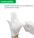 12 Pairs White Cotton Gloves 7.5" Medium Size,CST, film, coins, CD/DVD, Handling Gloves...