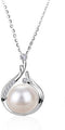 Pearl Pendant Necklace for Women, Exquisite Freshwater Cultured Pearls, Master Level Crafts, 925 Sterling Silver, Noble Temperament, Colorfast, Fa...