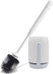 RV Toilet Bowl Brush and Holder, Ventilated Toilet Cleaner Brush with Long Handle and Flexible Bristles, Wall Mount for Motorhome Travel, Travel T...