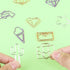 100 pcs Cute Paper Clips, BOSOIRSOU Metal Bookmark Folder Pin Memo Clamp Planner Clip for Pagination Organize Document Organizing Office Supplies ...