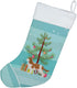 Caroline's Treasures BB2967CS Cavalier King Charles Spaniel Merry Christmas Tree Christmas Stocking Fireplace Hanging Stockings Christmas Season P...