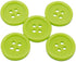 AKOAK 50 Pcs/Set 20mm DIY Button Colorful Candy Color Four-Eye Children's Clothing Buckle Work Clothes Button (Fluorescent Green)...