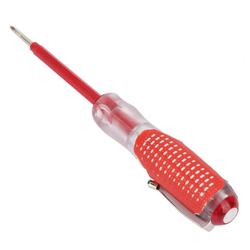 Test Pen Screwdriver Electronic Pencil Electricity Wires Electrical Sensor Rod Safety Plastic Measuring Current Passes Durable Safe Anti Skid Shaf...
