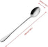 20 Piece Long Handle Iced Tea Spoon, Stainless Steel Coffee Mixing Spoons - Long Cream Dessert Spoons...