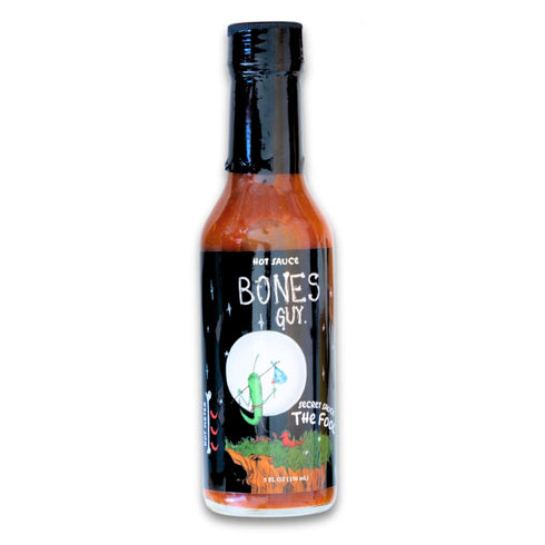 Bones Guy, Secret Sauce, Hot Sauce (5oz), Jalapeno Pepper Sauce, Unique Blend Gourmet Sauce, Perfect for Burgers, Sandwiches, and Dipping...