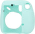 for Instax Mini 7 Plus Camera Silicone Case, Camera Soft Silicone Protective Cover with Adjustable Shoulder Strap (Blue Plant)...