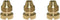 Maxmoral 3PCS Foam Nozzle Head Foam Net Quick High Pressure Cleaning Machine Suitable for Foam Gun Brass Universal Thread Head Car Washing Consuma...