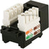 Monoprice Cat5E Punch Down Keystone Jack, Black (105370)...