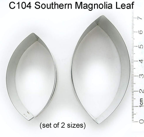 Southern Magnolia Leaf Cutter Set (set of 2 sizes)...