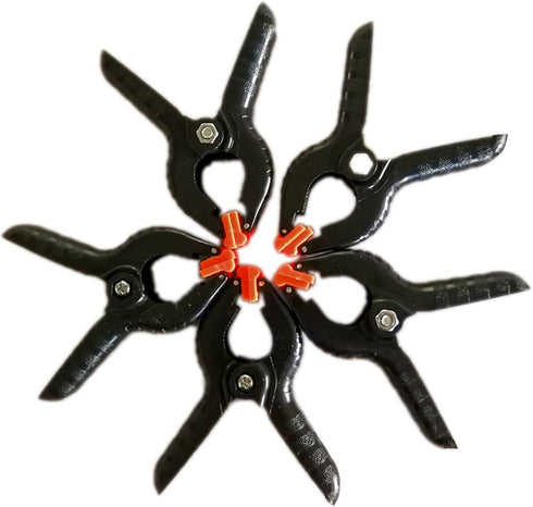 10 PCS Plastic Nylon Spring Clamps, 4 Inch Multipurpose Heavy Duty Clip for Home Improvement, Arts & Crafts, Backdrop Stand, Photography, etc., Me...