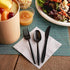 100 Plastic Forks Black Medium Weight | Plastic Cutlery Disposable Forks Utensils - Durable Plasticware Cutlery | Great For Celebrations, Parties,...