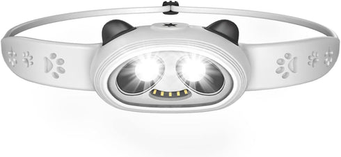 LED Headlamp for Adults and Kids, Panda Design Rechargeable Head Lamp, Outdoor Super Bright Flashlight for Boys, Girls, Headlight for Camping, Wal...