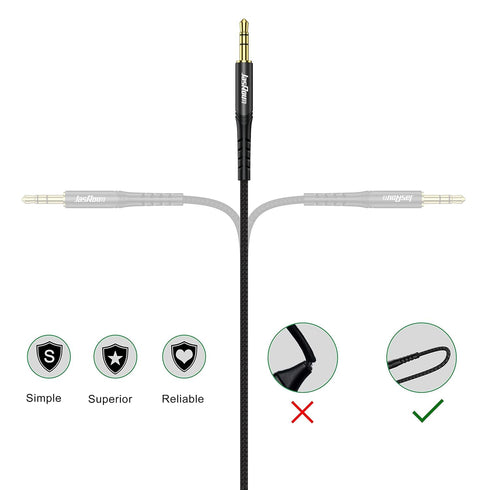 3.5mm Extension Cable, 10 Feet 3.5mm Headphone Extension Cables, Male to Female 3.5 mm Headphone Extender Cord for Earphone iPhone iPad Smartphone...