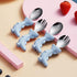 Dinosaur Toddler Flatware Kid Fork and Spoon Set, Baby Spoons Self Feeding Baby...